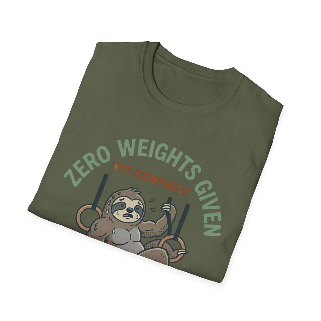 Zero Weights Given T-Shirt