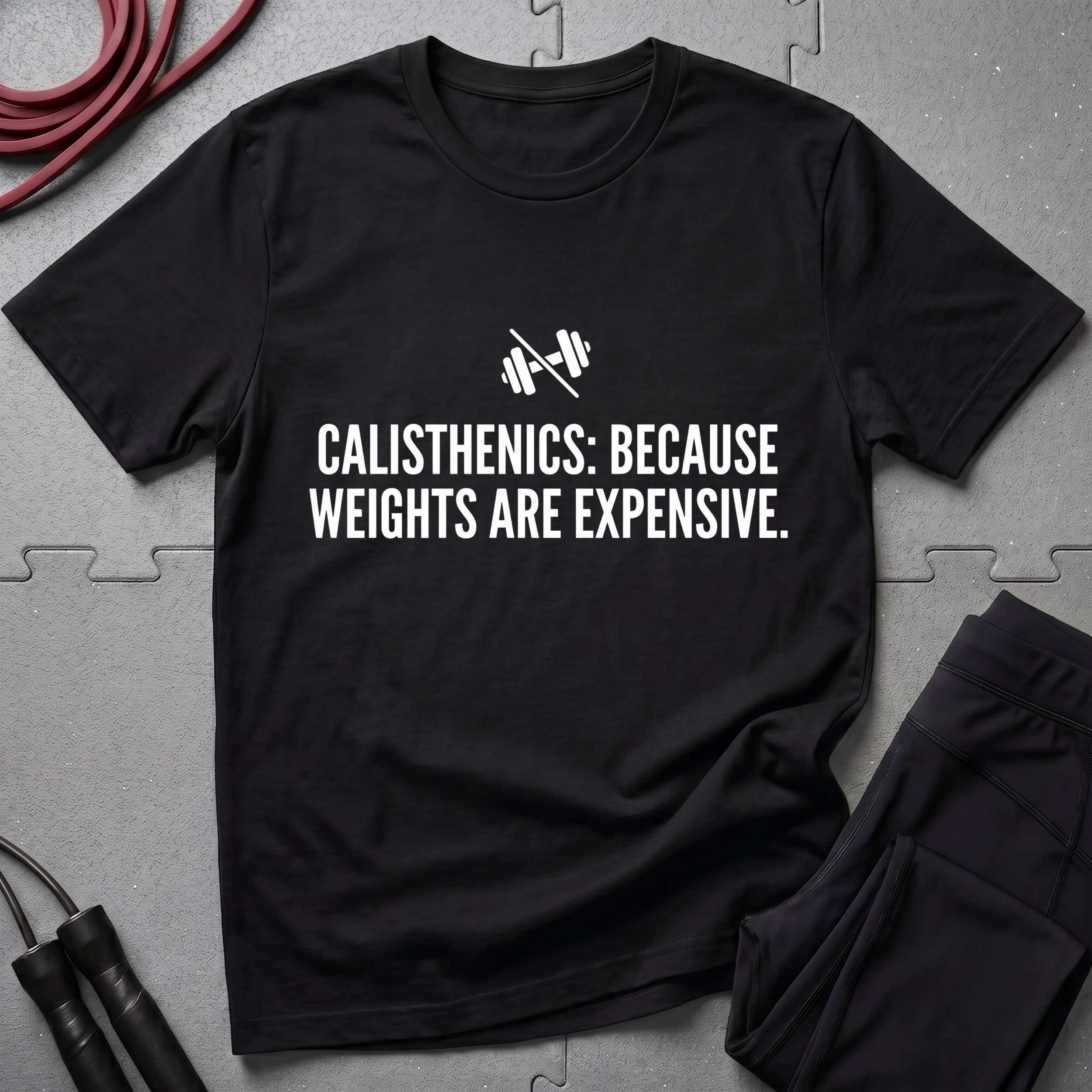 Calisthenics Because Weights are Expensive T-Shirt