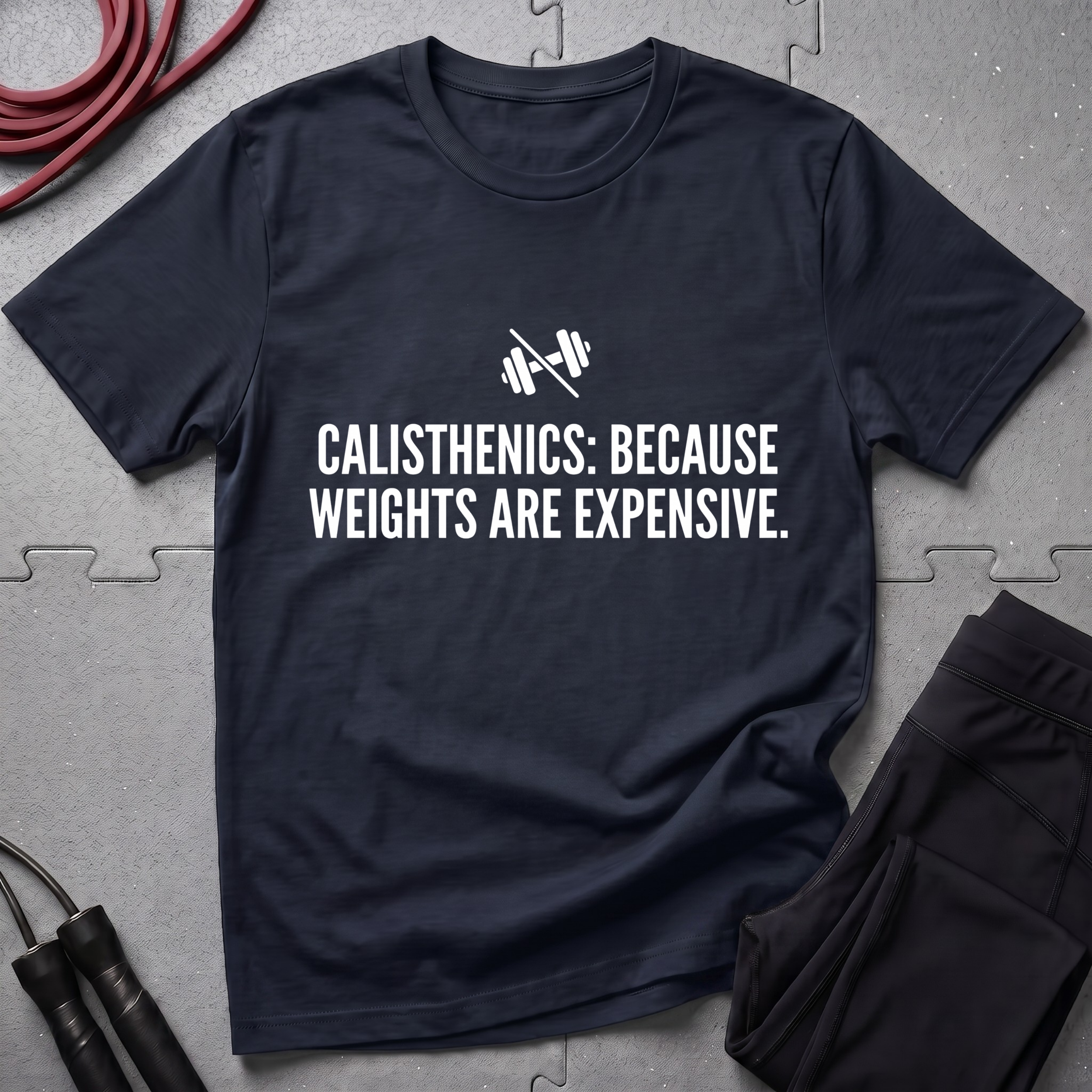 Calisthenics Because Weights are Expensive T-Shirt