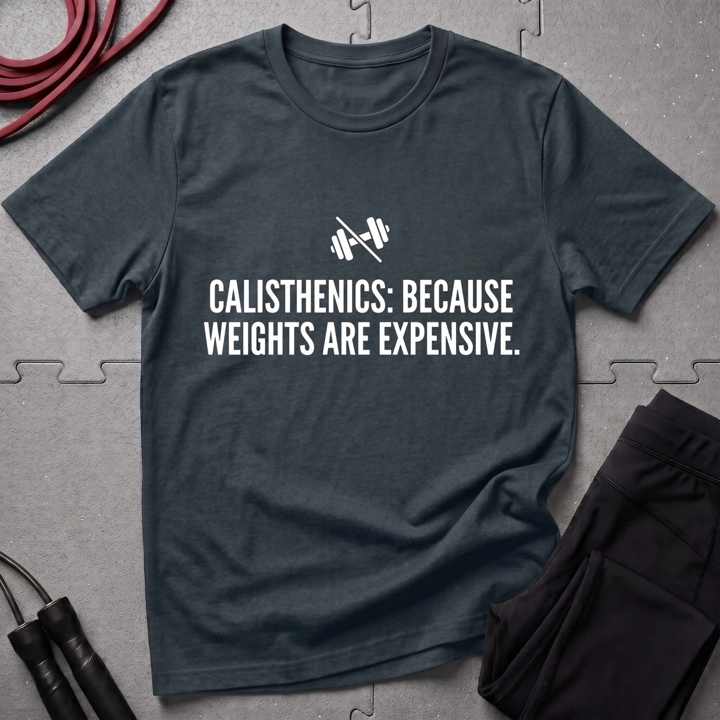 Calisthenics Because Weights are Expensive T-Shirt