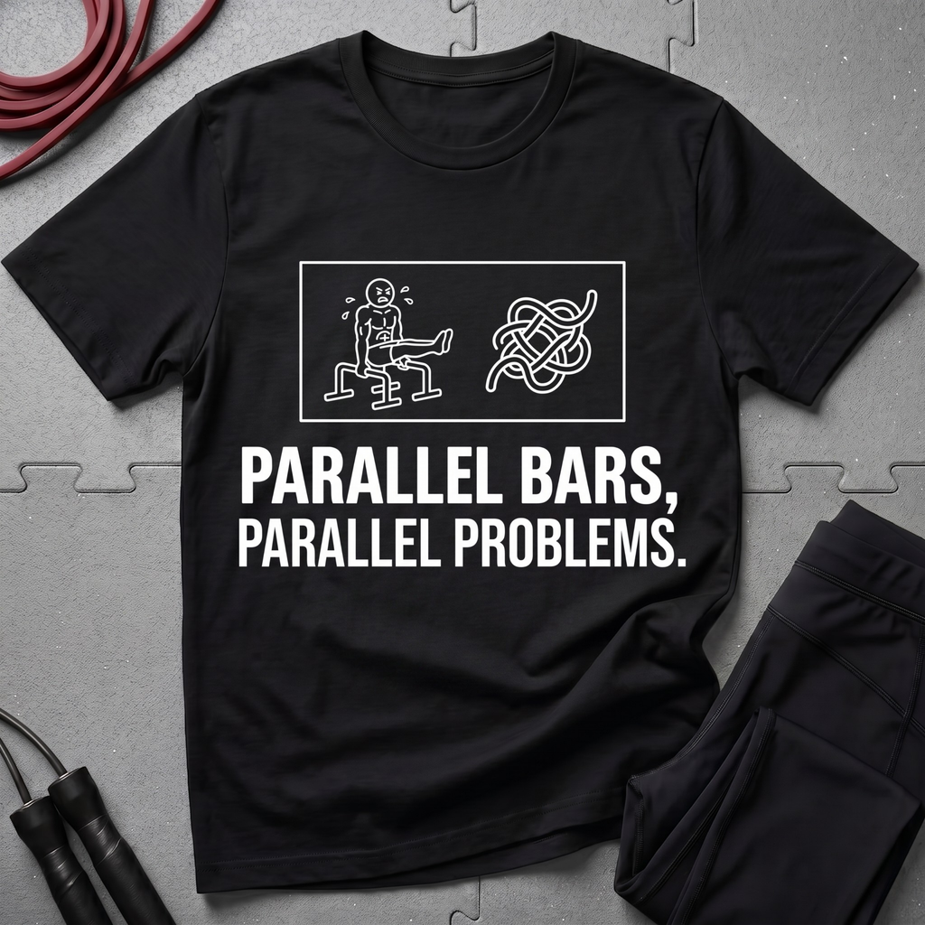 Parallel Bars Parallel Problems T-Shirt