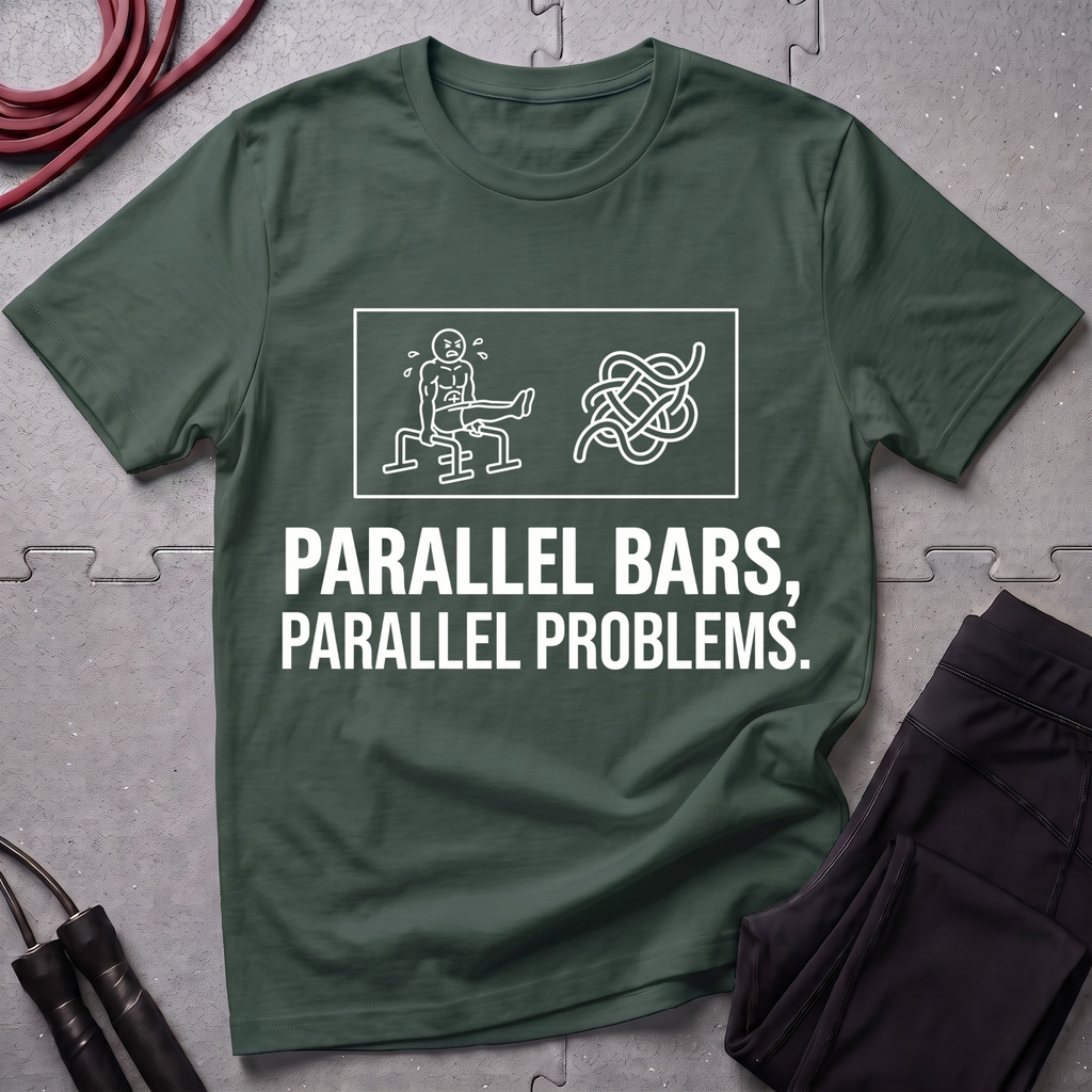 Parallel Bars Parallel Problems T-Shirt