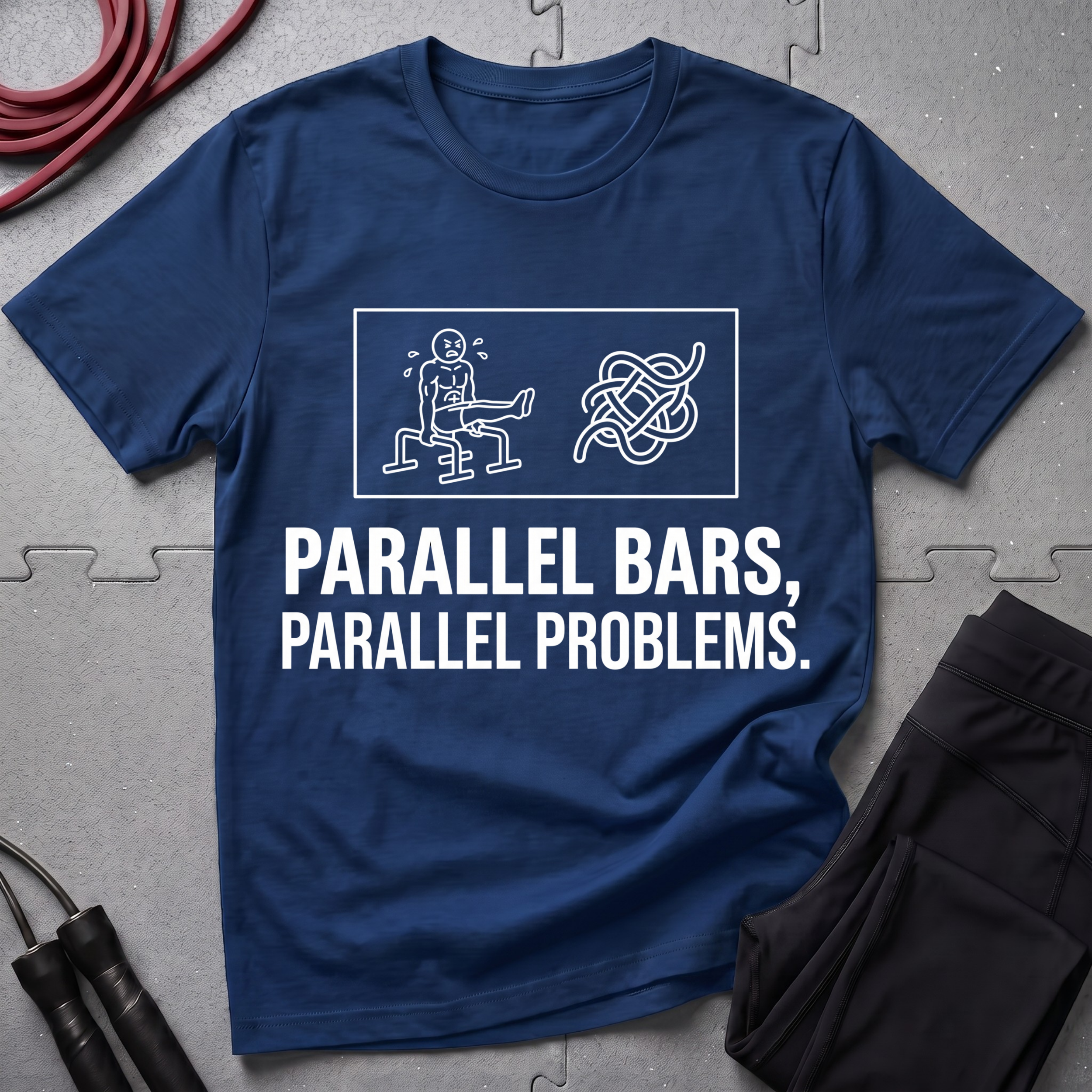 Parallel Bars Parallel Problems T-Shirt