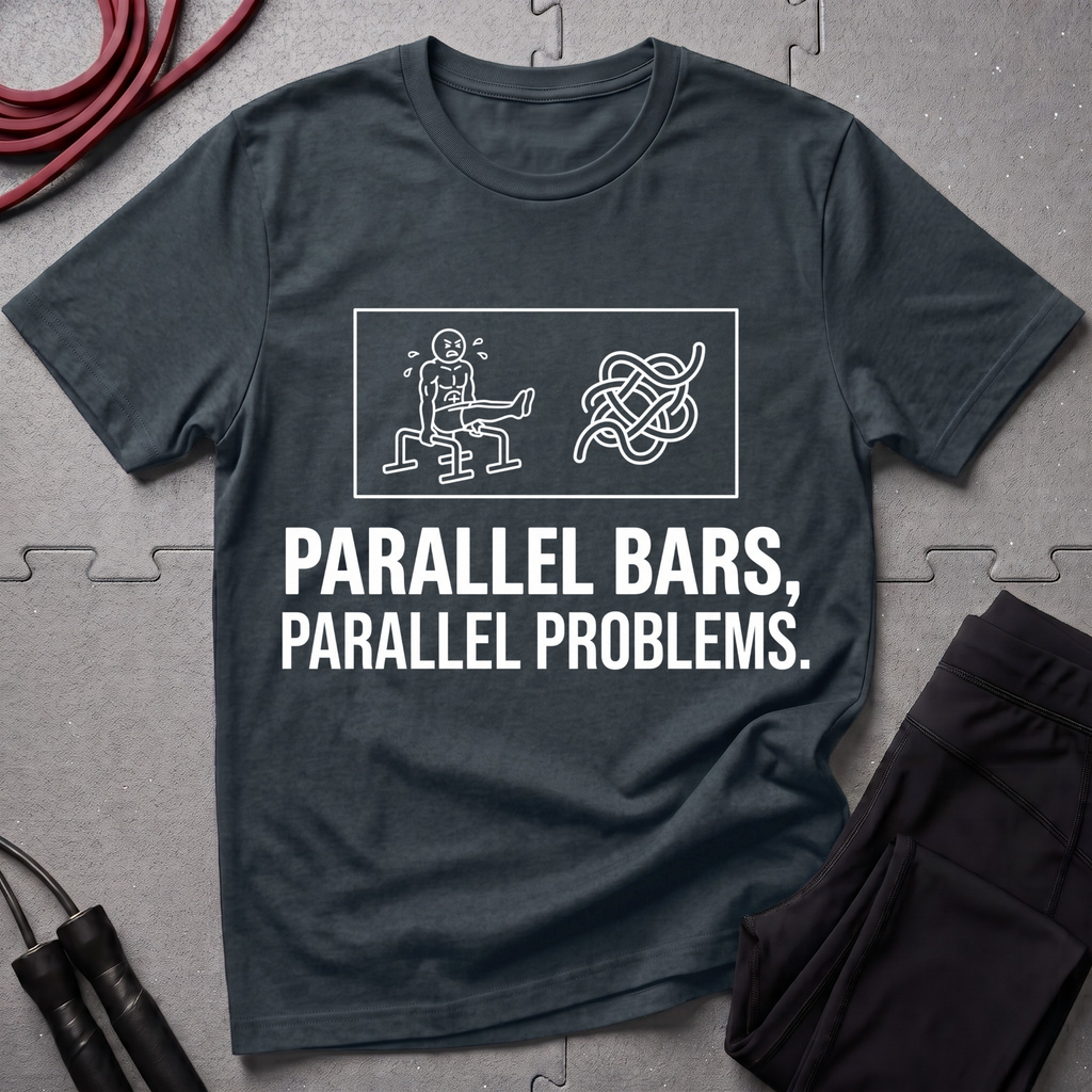 Parallel Bars Parallel Problems T-Shirt