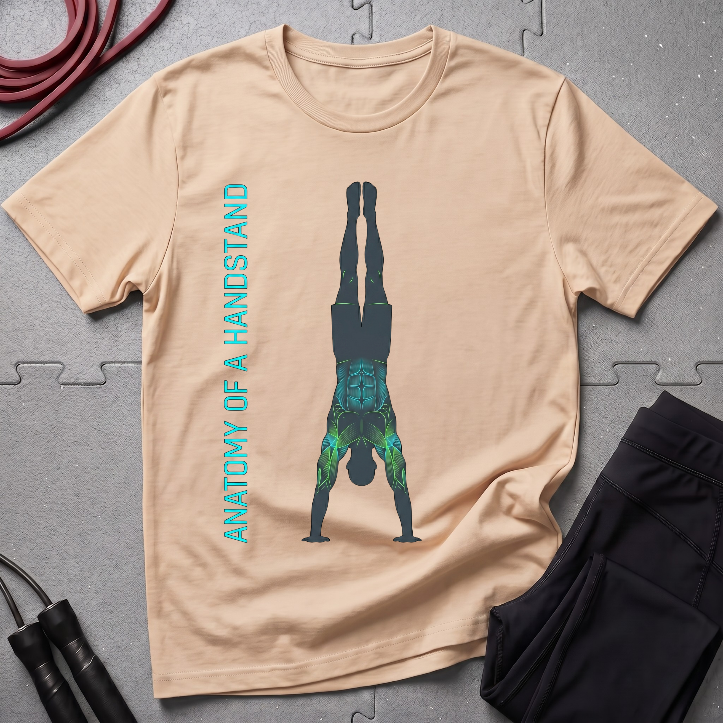 Anatomy of a Handstand T-Shirt