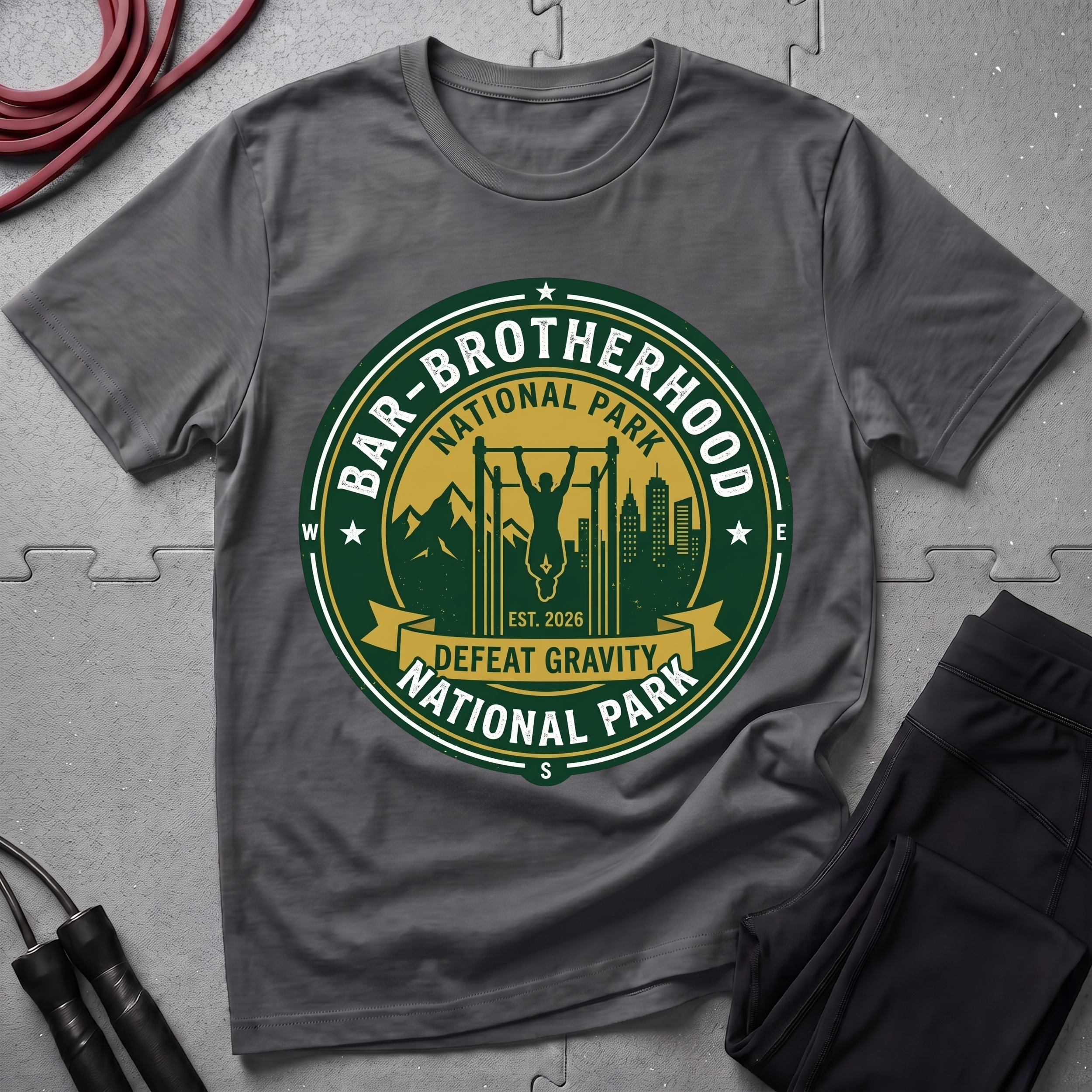 Bar-Brotherhood Defeat Gravity Tshirt
