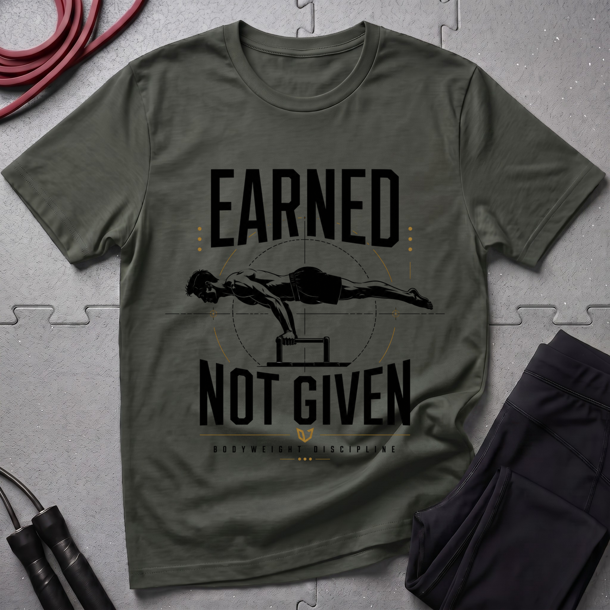 Earned Not Given Fitness T-Shirt