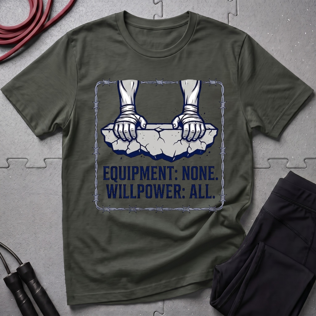 Equipment None Willpower All T-Shirt
