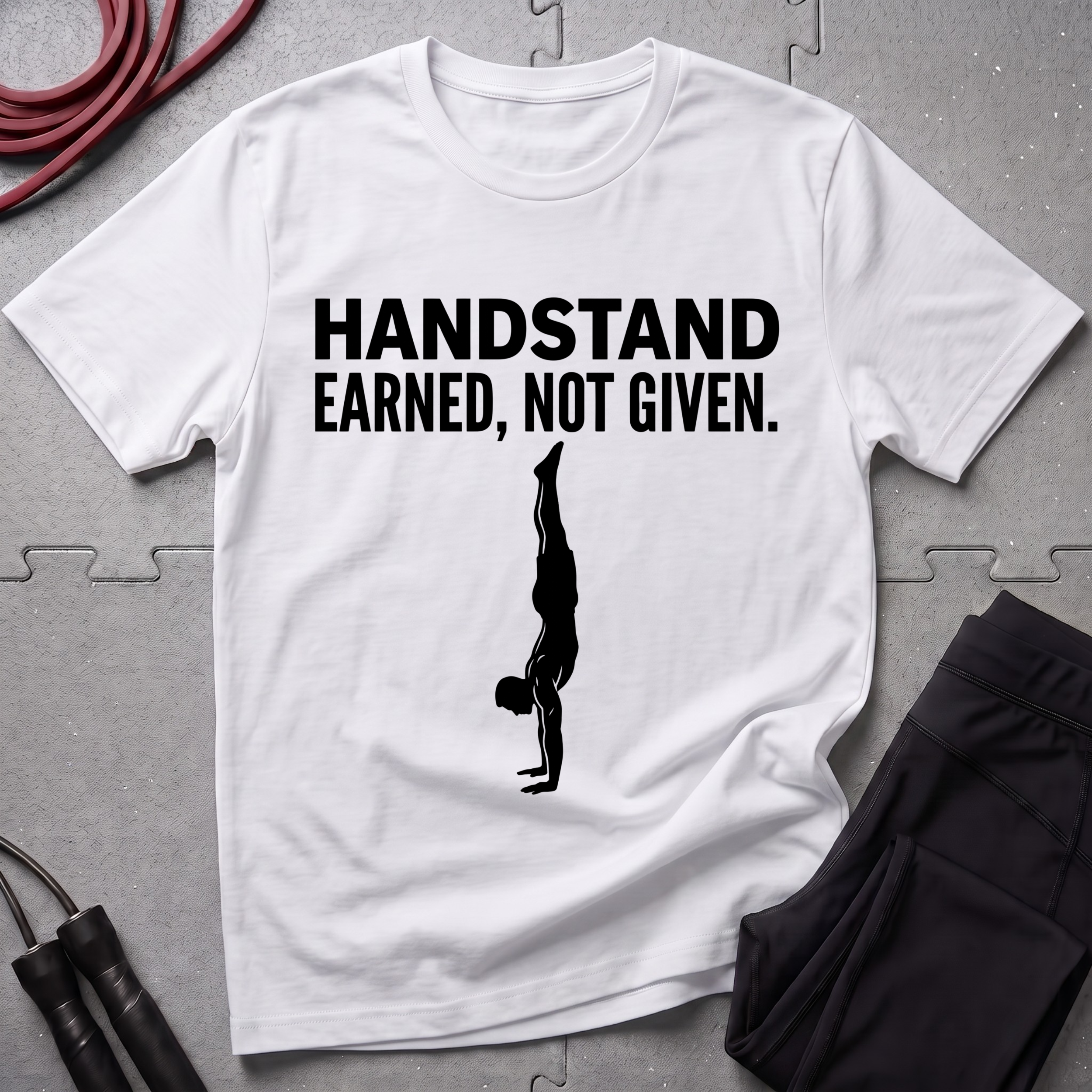 Handstand Earned Not Given T-Shirt