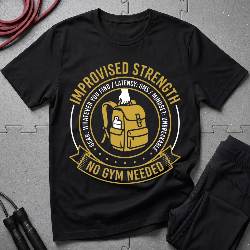 Improvised Strength No Gym Needed T-Shirt