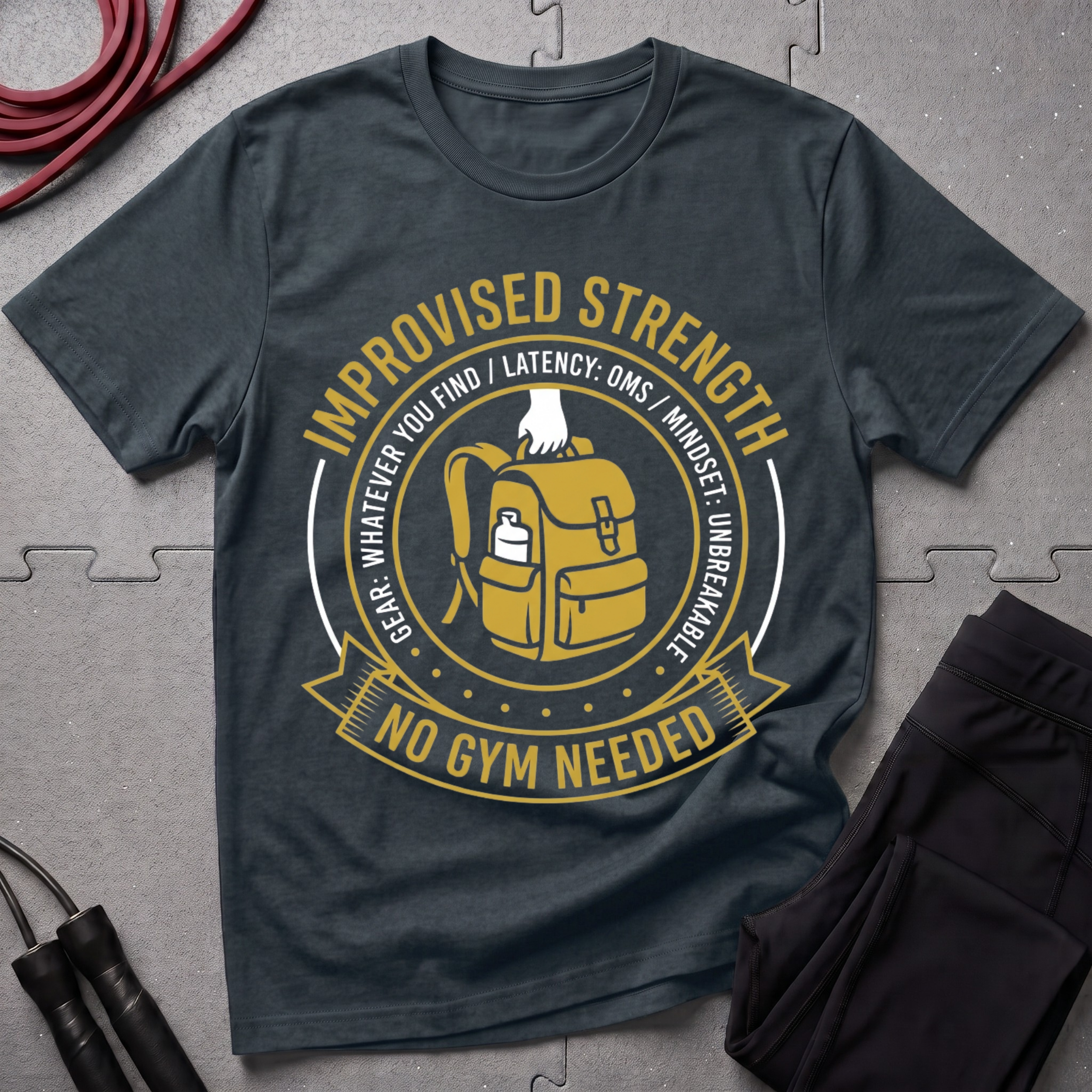 Improvised Strength No Gym Needed T-Shirt
