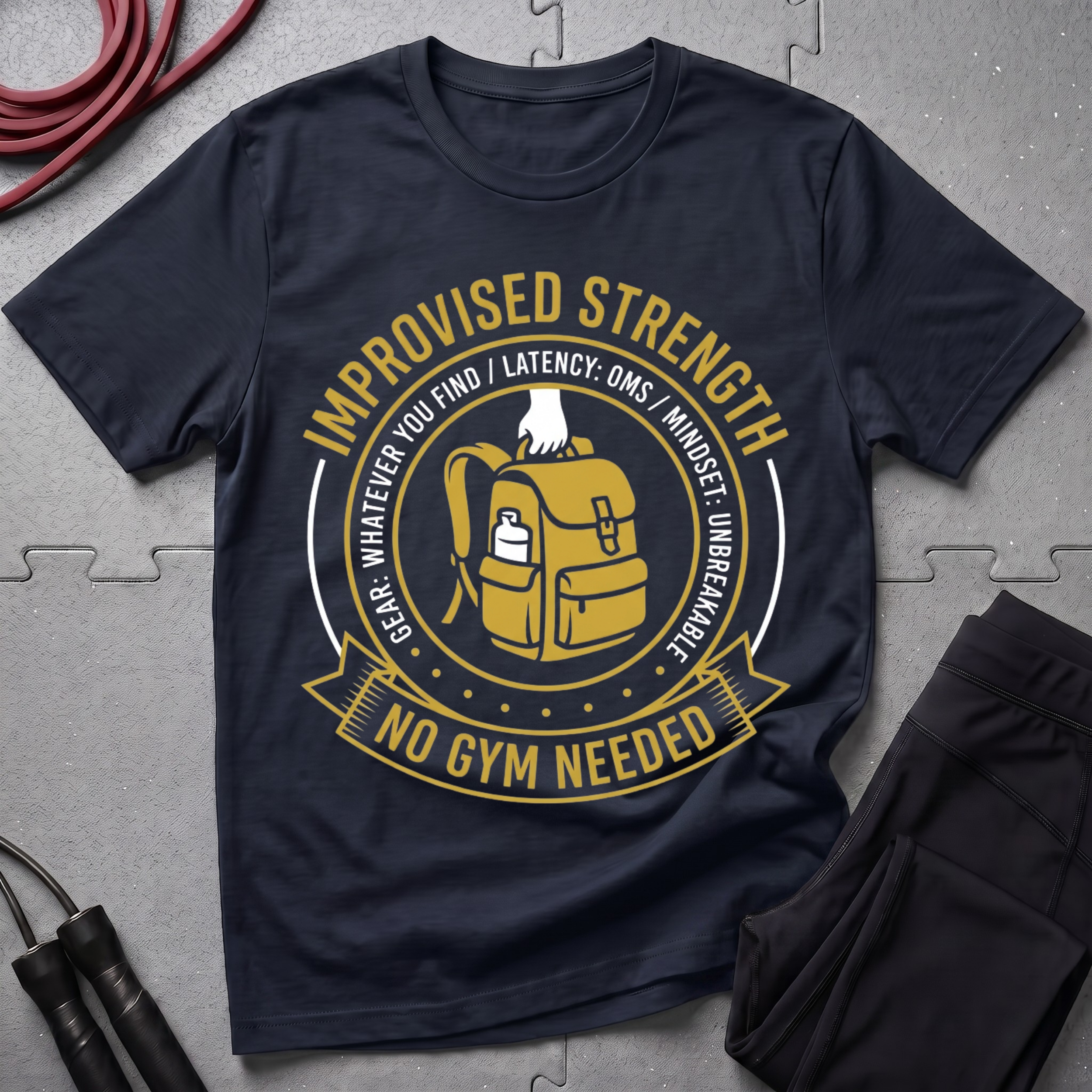 Improvised Strength No Gym Needed T-Shirt