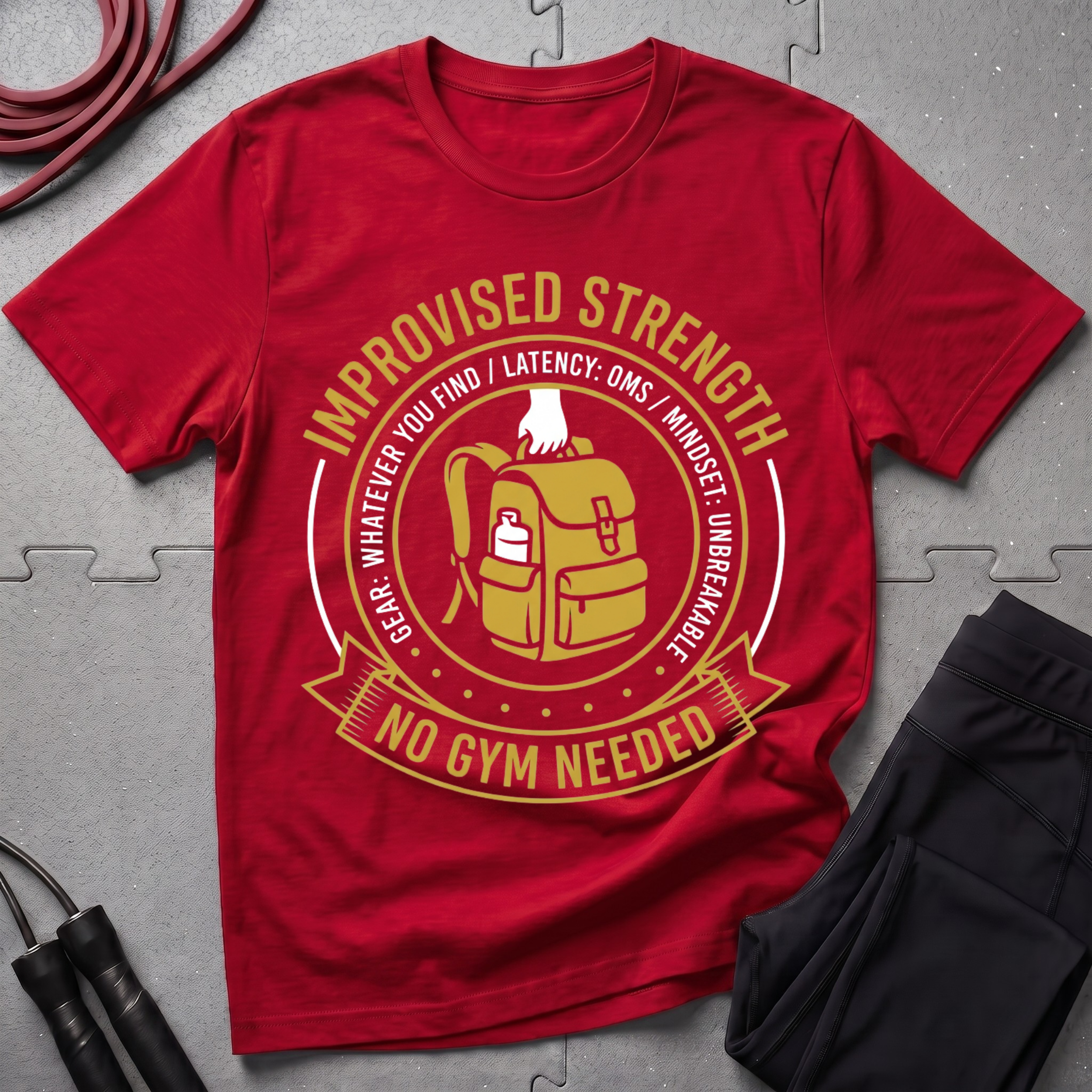 Improvised Strength No Gym Needed T-Shirt