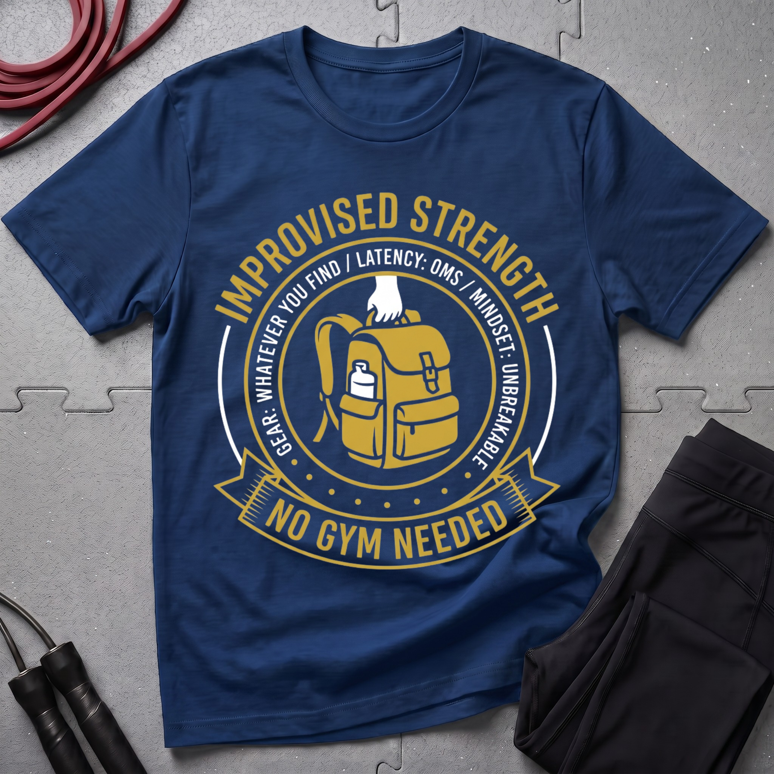 Improvised Strength No Gym Needed T-Shirt