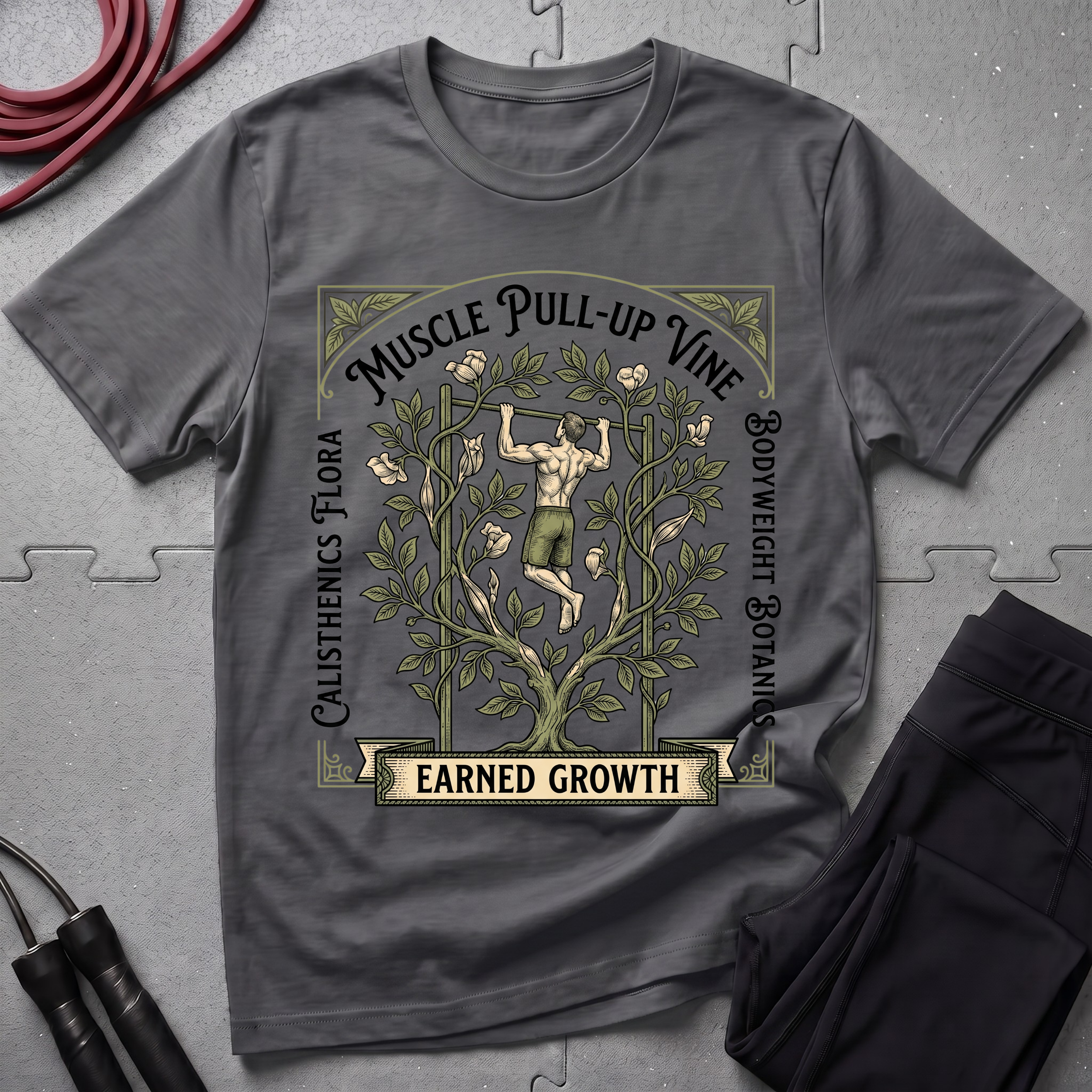 Muscle Pull-Up Vine T-Shirt