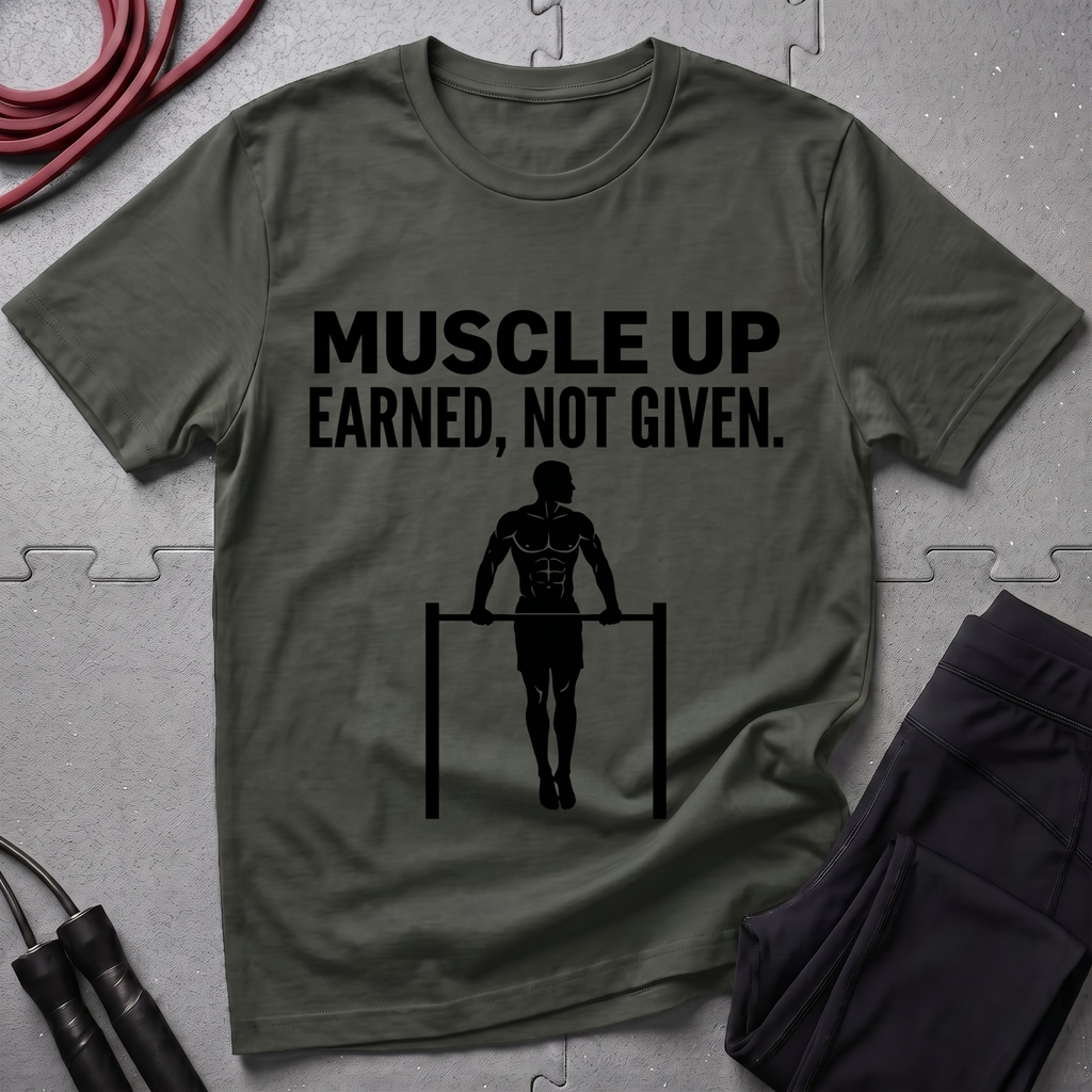Muscle Up Earned Not Given T-Shirt