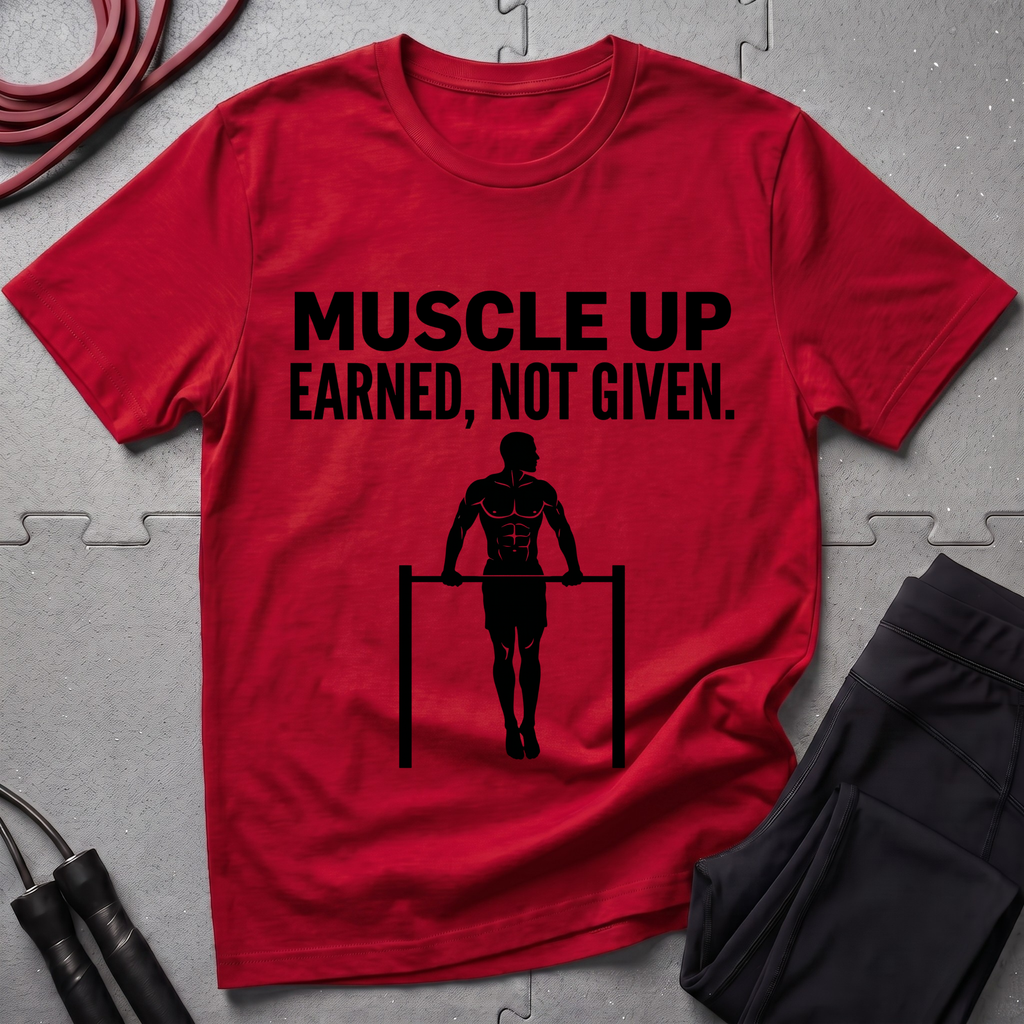 Muscle Up Earned Not Given T-Shirt