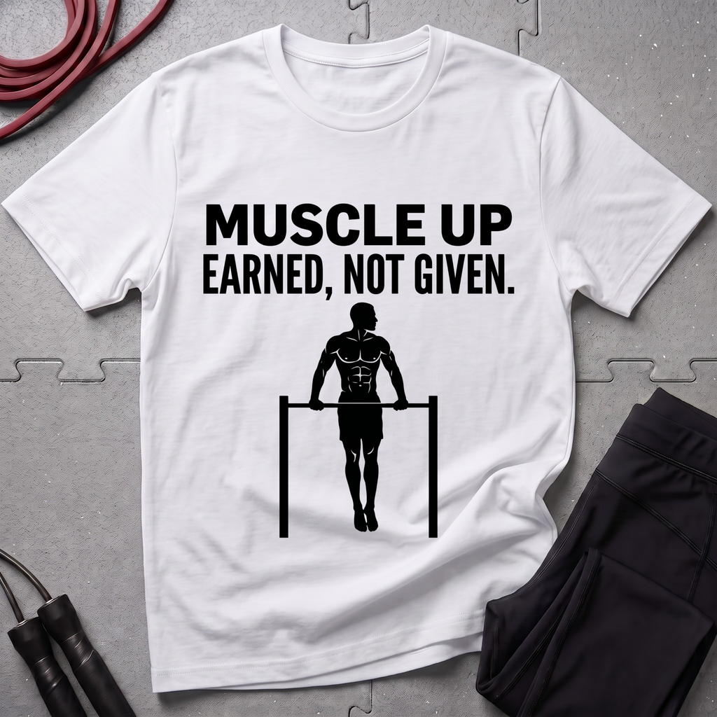 Muscle Up Earned Not Given T-Shirt