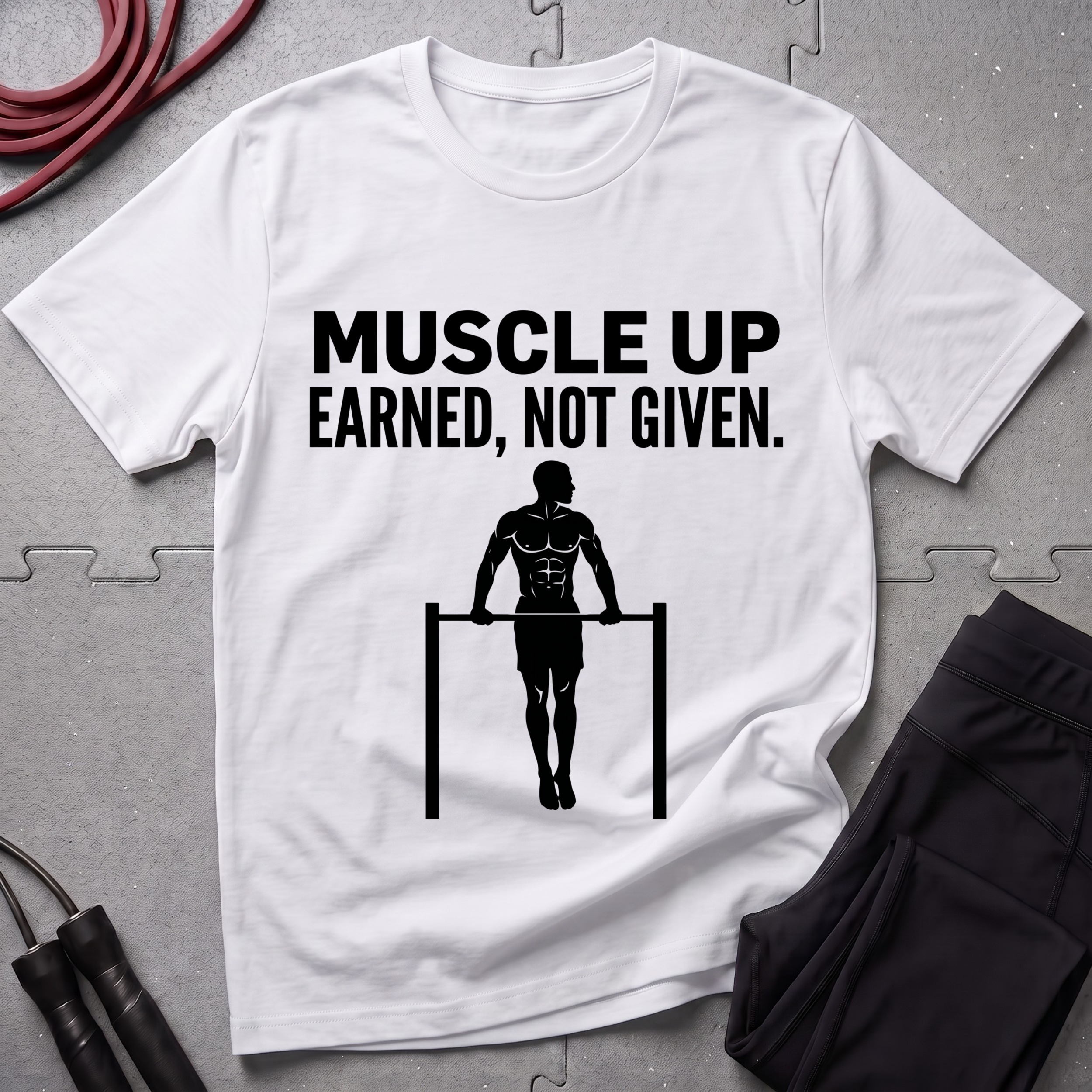 Muscle Up Earned Not Given T-Shirt