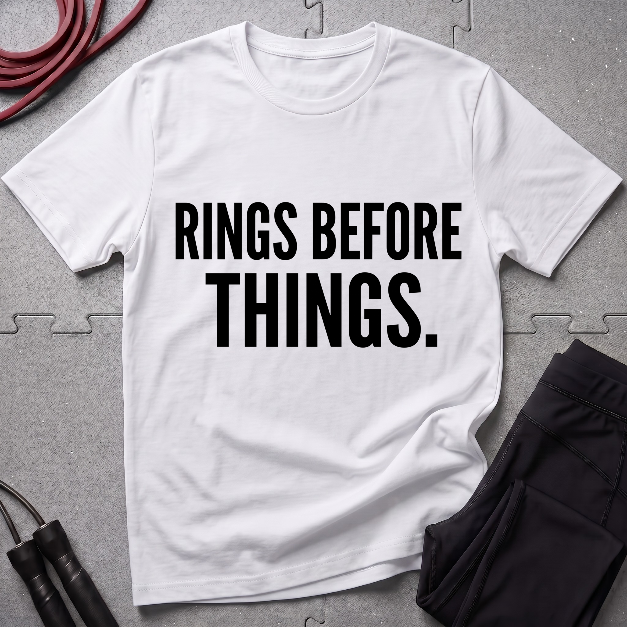Rings Before Things T-Shirt