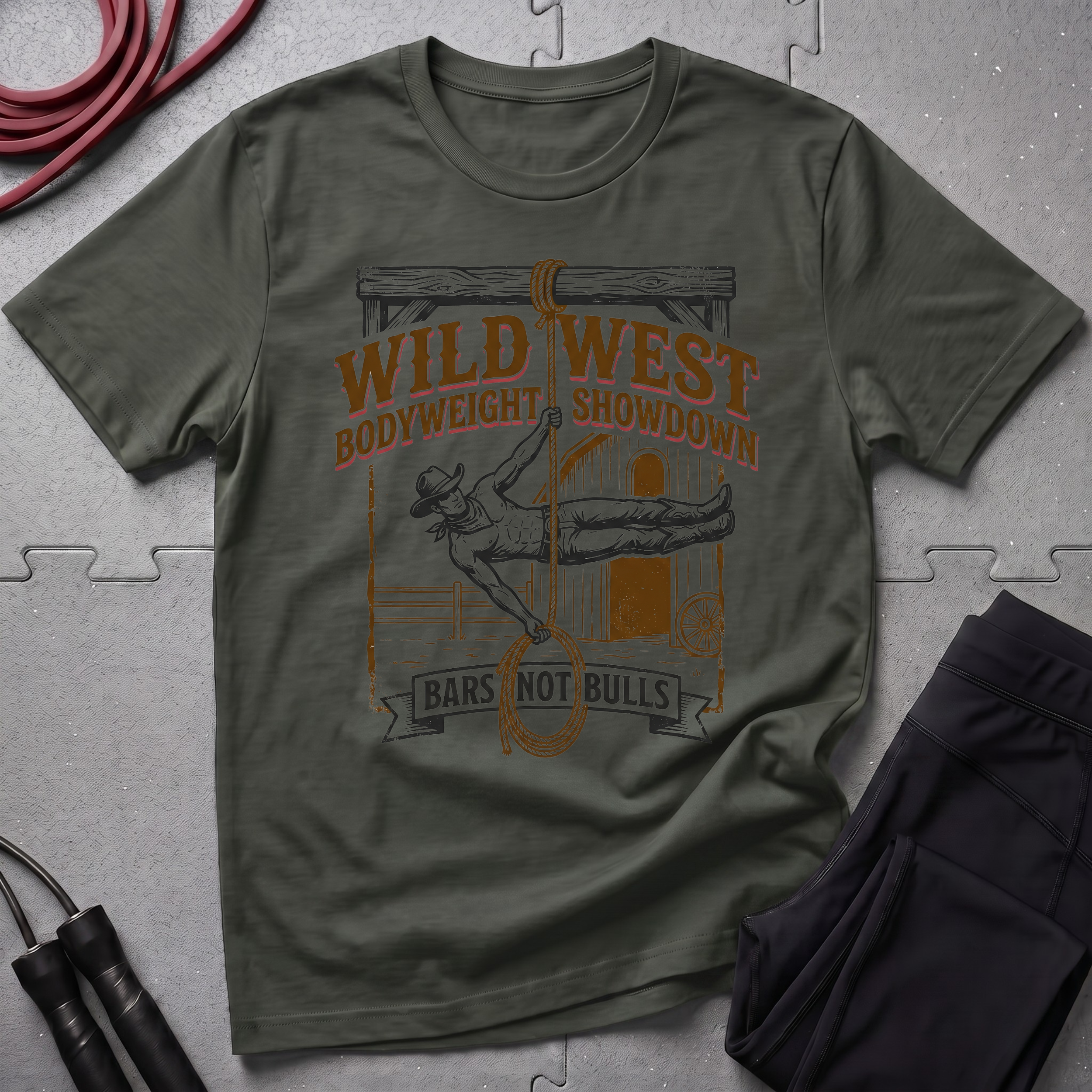 Wild West Bodyweight Showdown T-Shirt