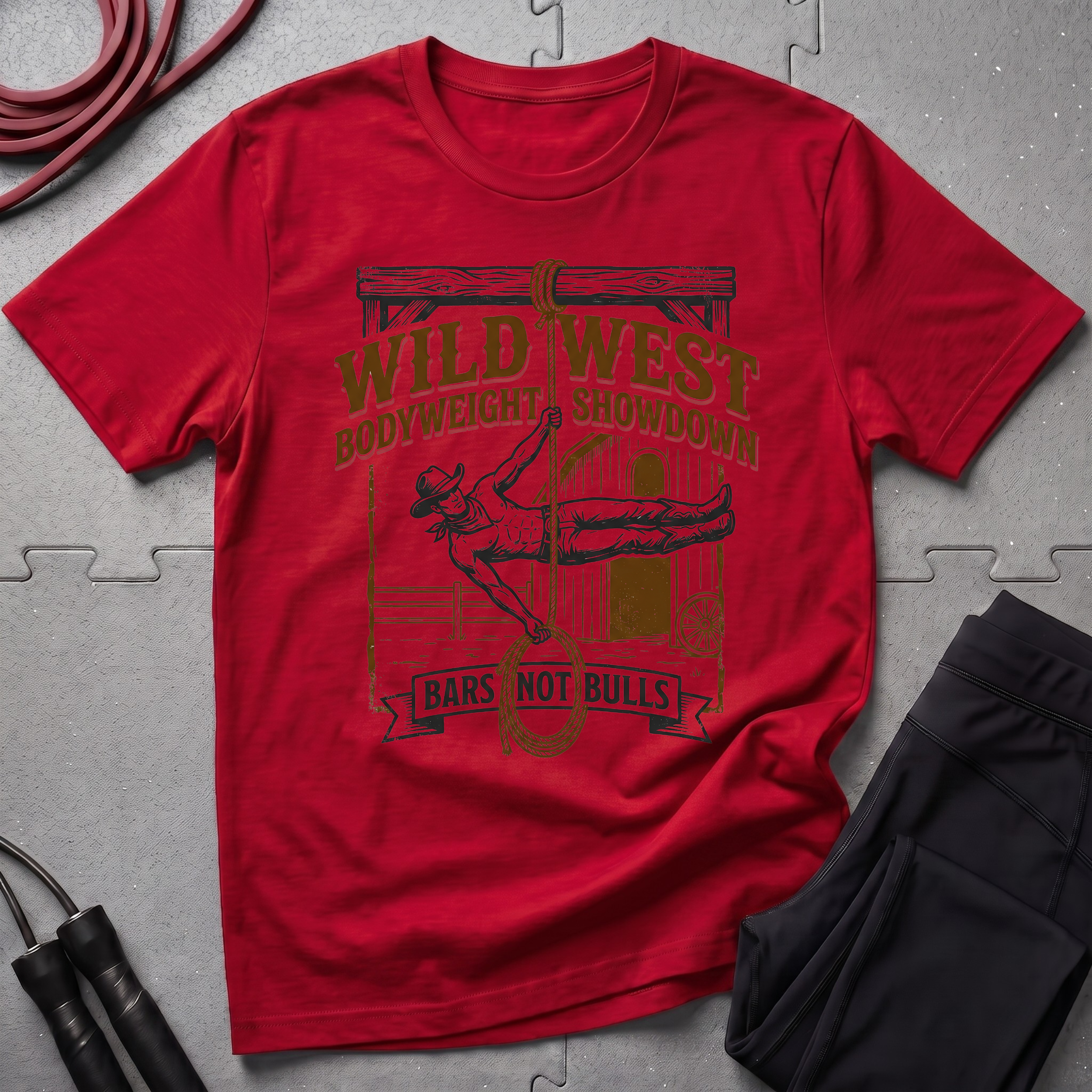 Wild West Bodyweight Showdown T-Shirt